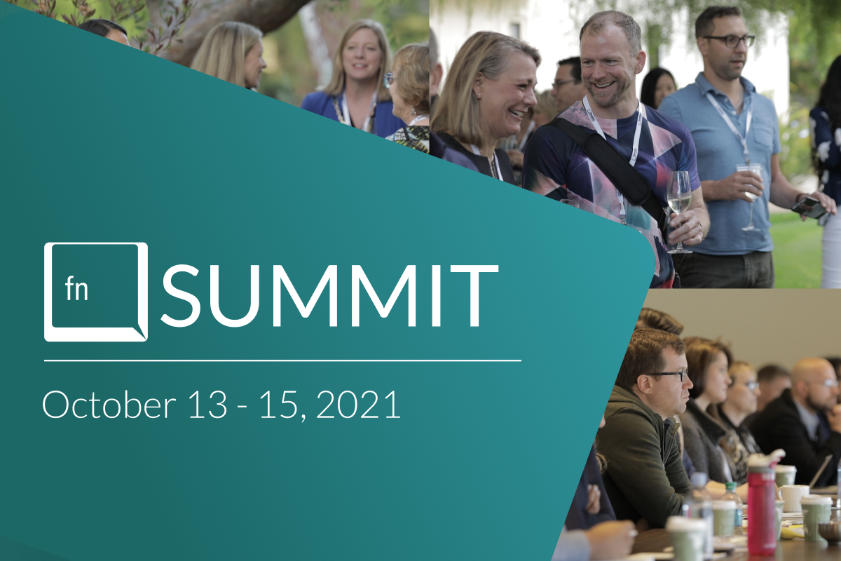 fnSummit 2021 (October 13-15, 2021) — in Carmel — Founders Network event