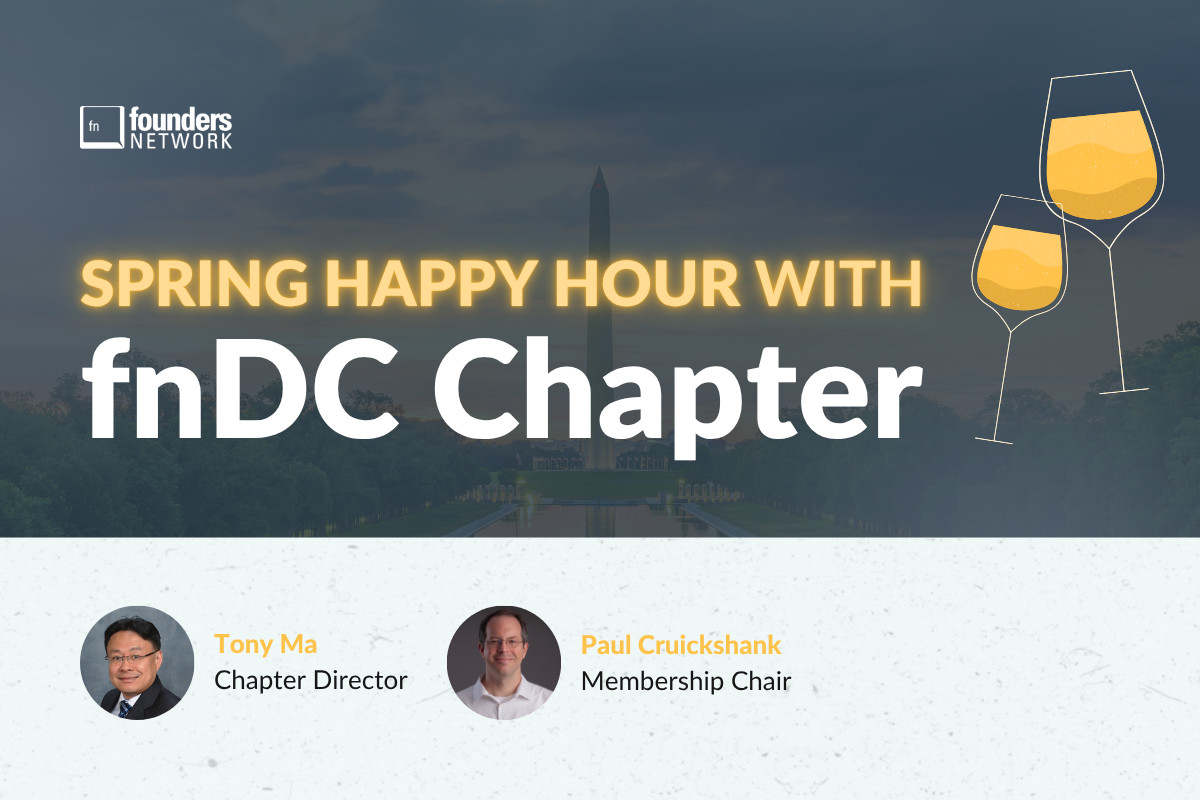 fnDC Chapter Spring Happy Hour (May 7, 2026) — in Washington DC — Founders Network event