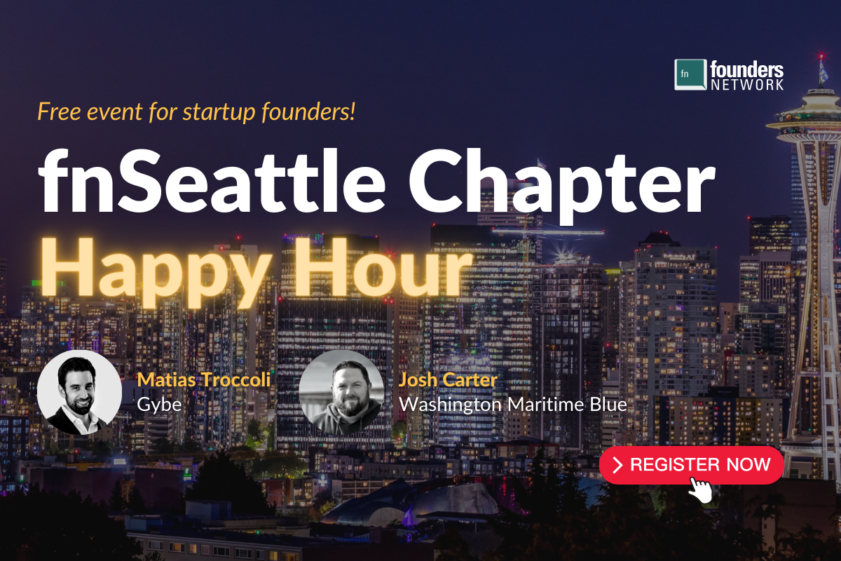 fnSeattle Chapter Happy Hour (October 5, 2022) — in Seattle — Founders Network event