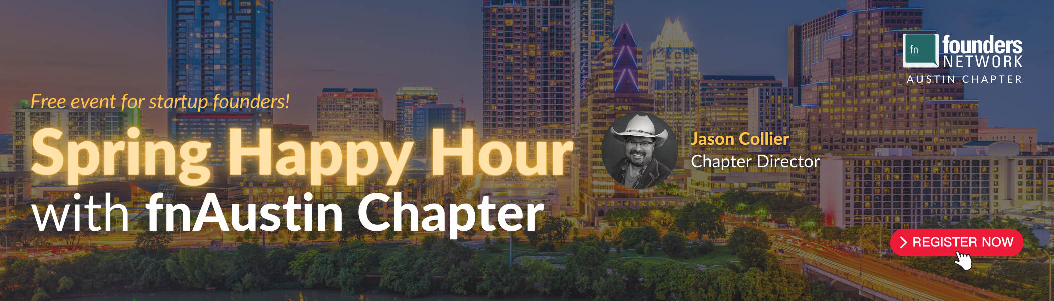 fnAustin Chapter Spring Happy Hour (April 5, 2022) fnAustin Chapter Spring Happy Hour (April 5, 2022) — in Austin — Founders Network event