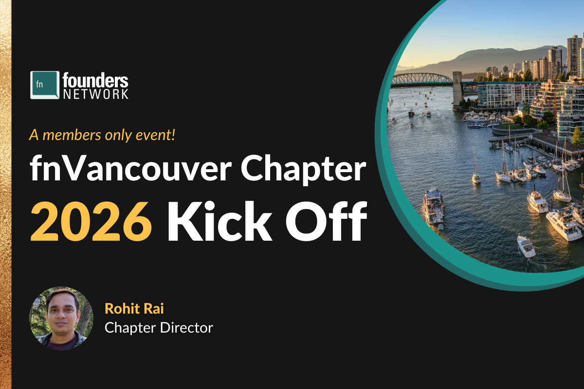 fnVancouver Chapter 2026 Kick-Off (February 5, 2026) — in Vancouver — Founders Network event