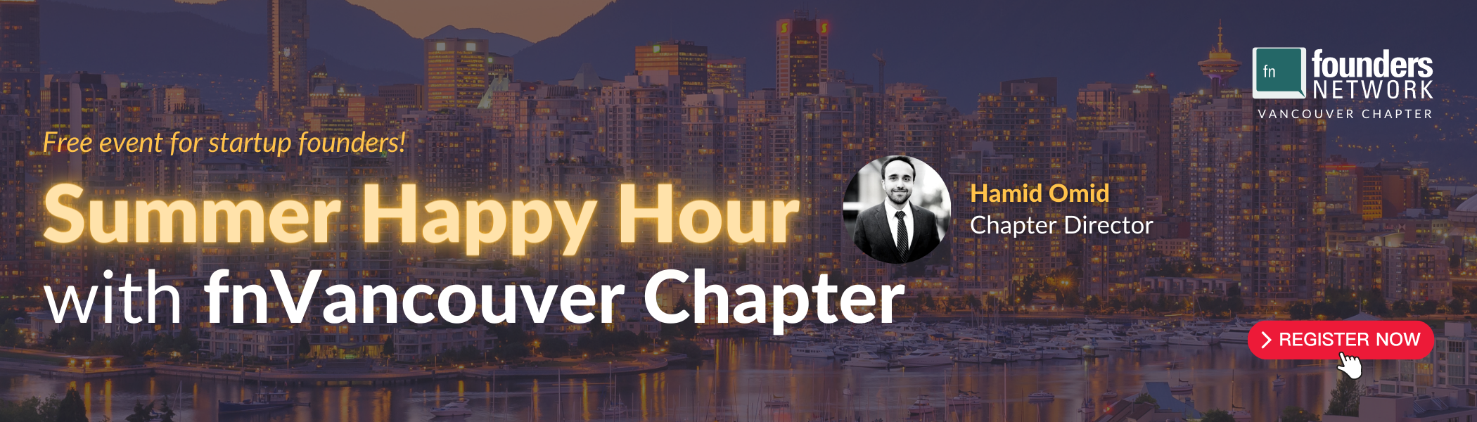 fnVancouver Chapter Summer Happy Hour (July 14, 2022) fnVancouver Chapter Summer Happy Hour (July 14, 2022) — in Vancouver — Founders Network event