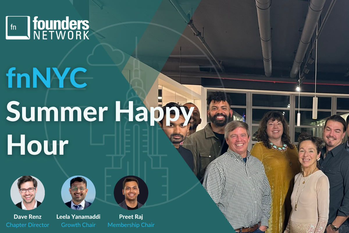 fnNYC Chapter Summer Happy Hour (August 27, 2026) — in New York City — Founders Network event