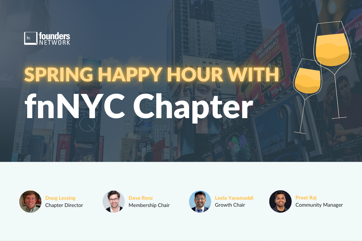 fnNYC Chapter Spring Happy Hour (April 30, 2026) — in New York City — Founders Network event